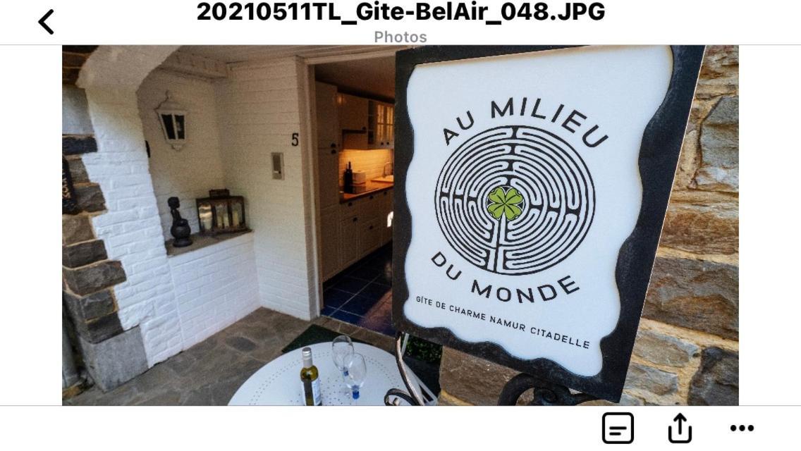 Gîte de charme au milieu du monde Namur Extérieur photo